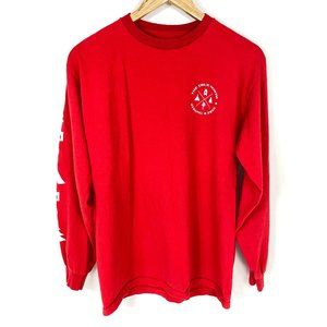 3/$25 RDS Canada Day Shirt Red Long Sleeve Pullover M